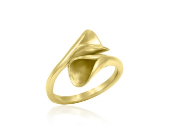 Gold Plated Brass  Wings Ring Guardian Angel Wings RingeWings Ring，Angel Wing Ring For He Men Ring Handmade Jewelry OR-92