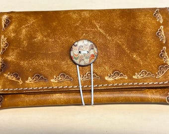 genuine leather tobacco pouch