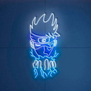 Kakashi store neon light