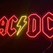 AC/DC Neon Signg, Rock Band Handmade Night Lamp LED Neon Sign , Neon ...