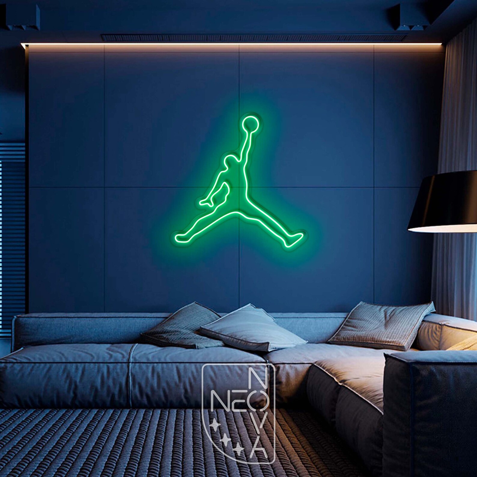 Jordan Neon Sign - LED Neon Sign, Interior Decor, Room Decor, Wall ...