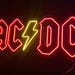 AC/DC - Neon Signg, Rock Band Handmade Night Lamp LED Neon Sign , Neon ...
