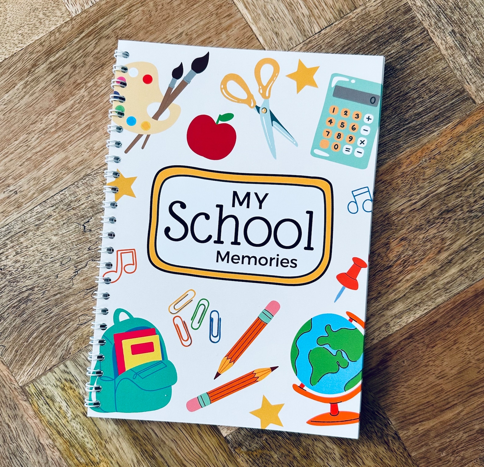 Scottish Version * - A5 School Memory Year Record Book Memories Journal ...