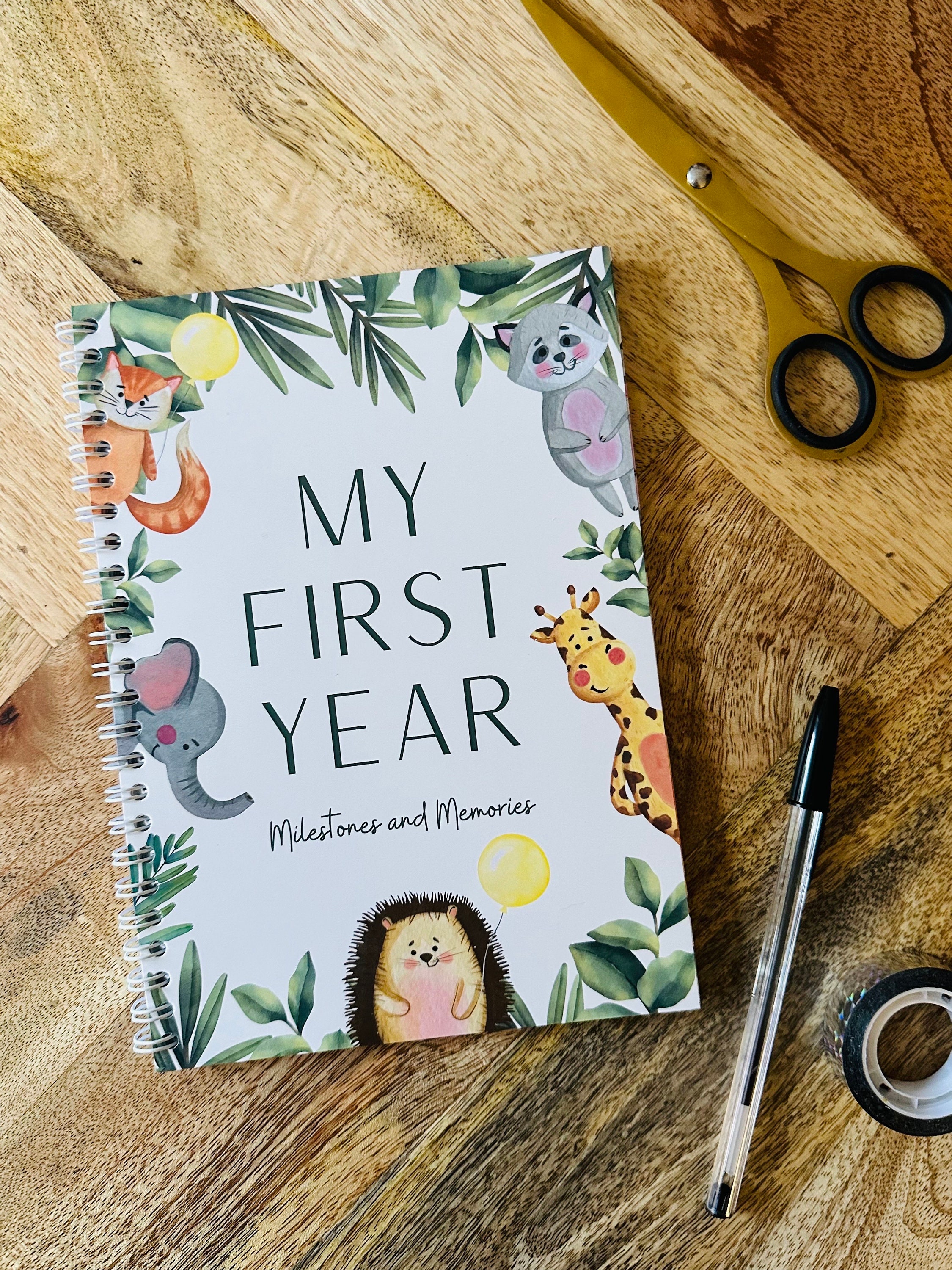Our First Year Scrapbook Album, First Anniversary Scrapbook, Anniversary  Photo Album, First Wedding Anniversary, Paper Anniversary Gift 