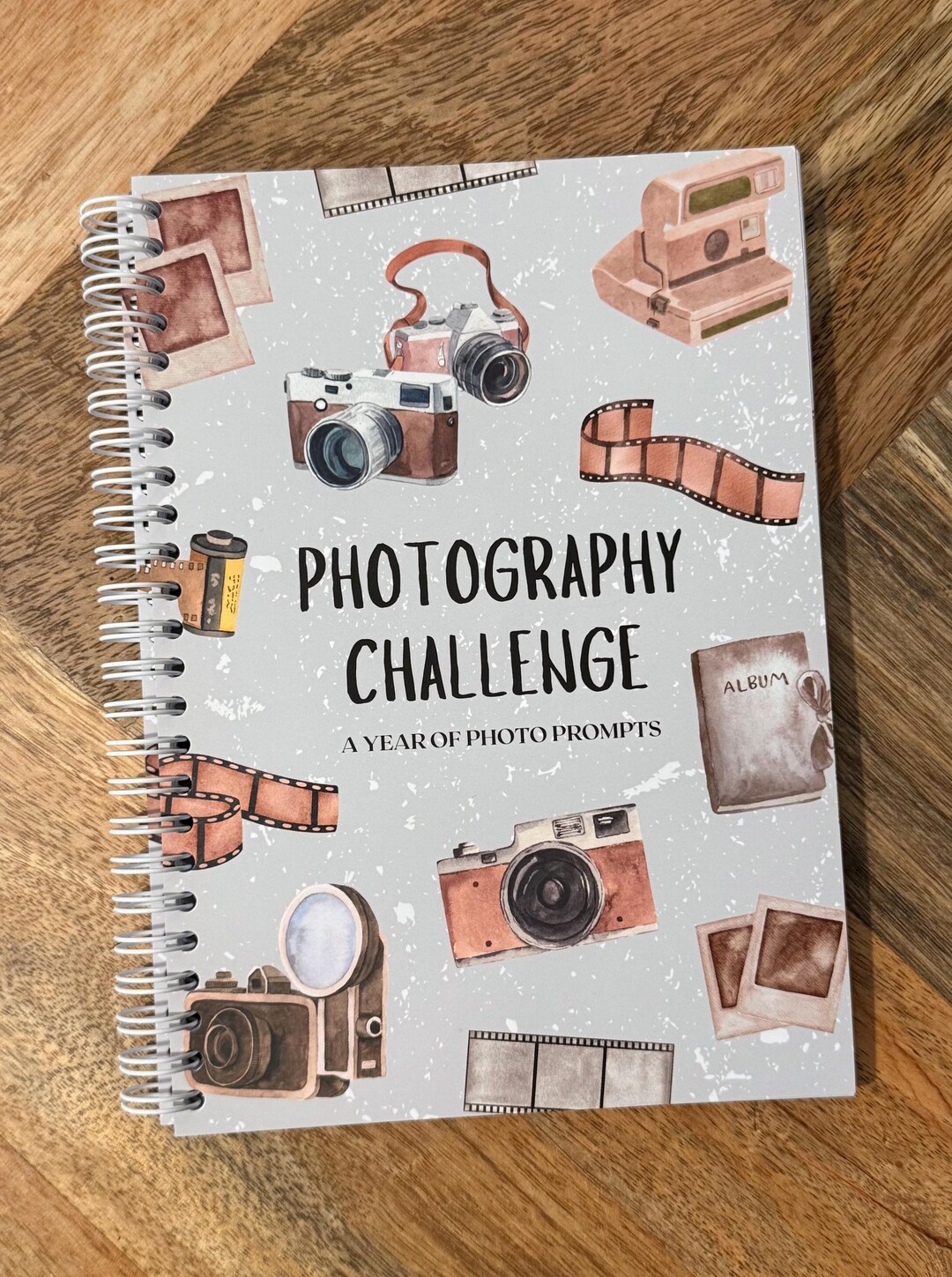 A5 Photography Challenge - Photo Prompts for a Year - Gift for Teens ...