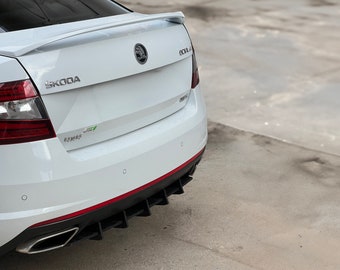 Für Skoda Octavia 2017 - 2019 VRS Sedan SPORTSPORT GTR ID3 Diffusor exclusive