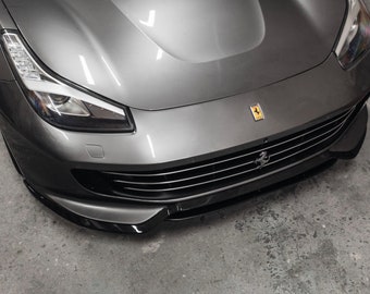 Pour Ferrari GTC4Lusso, séparateur de spoiler de pare-chocs avant en carbone, style GT3