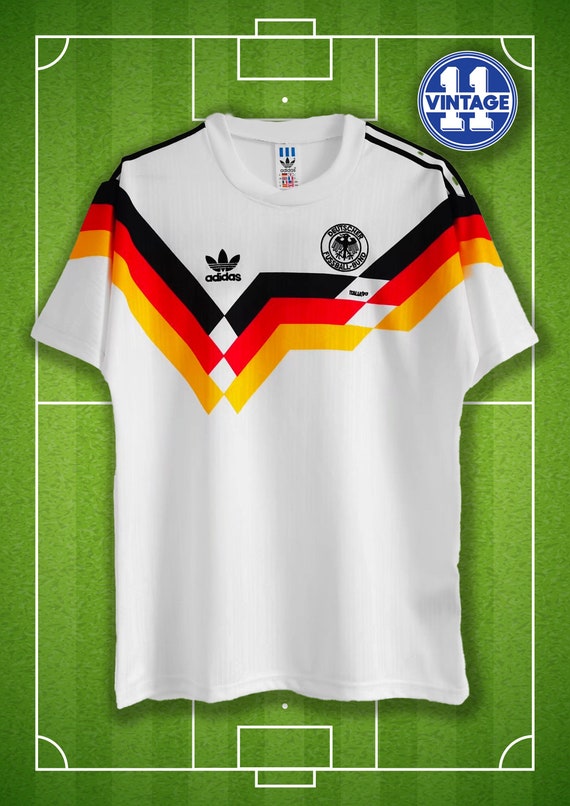 West Germany 1990 Home Replica Retro Football Shirt