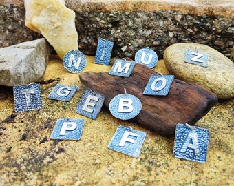 "Archimede" necklace with personalized letter