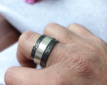 "Eternal Silver" ring