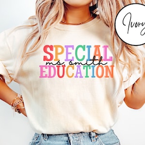 Comfort Colors Special Education Teacher Shirts Special Education Teacher Gifts Sped Teacher Shirt Autism Teacher Shirt Sped Shirt Gift