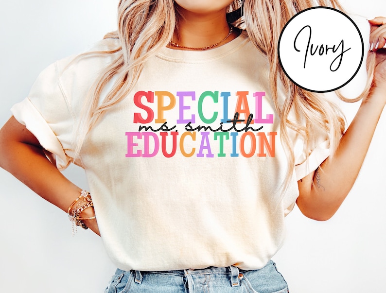 comfort colors special education teacher shirt