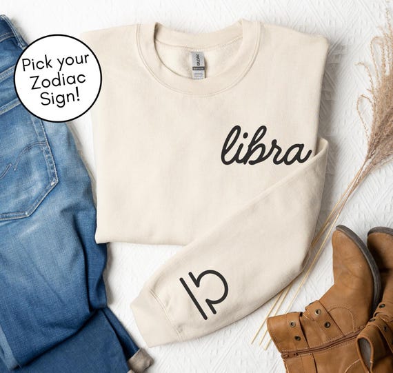 Custom Astrology Sweatshirt Zodiac Sweatshirt Personalized Astrology Sweatshirt Virgo Gift Leo Gifts Custom Astrology Hoodie Astrology Shirt