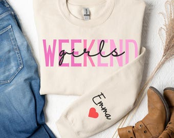Girls Weekend Sweatshirt, Girls weekend great memories shirt, Girls Trip Sweatshirt, Girls trip favors, girls weekend customized gift shirt