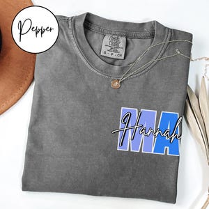 Comfort Colors® Personalized MA Nurse Shirt, Custom MA Nurse Shirt, Nurse Appreciation Gift, Medical Assistant Crewneck, Ma Nurse Sweater