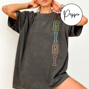 Comfort Colors® Gigi Shirt, Gigi T-Shirt, Gigi Tee, Cute Gigi Shirt, Gift for Gigi, Grandma Gift, Grandmother Shirt, Grandma Mimi Gigi Tee