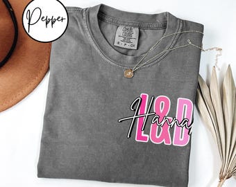 Comfort Colors Personalized L&D Nurse Shirt, Labor and Delivery Nurse Custom T-shirt, Nurse Appreciation, Labor and Delivery Nurse T shirt