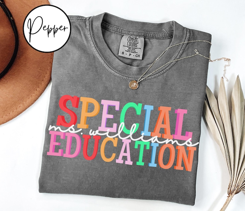 Comfort Colors Special Education Teacher Shirts Special Education Teacher Gifts Sped Teacher Shirt Autism Teacher Shirt Sped Shirt Gift zdjęcie 4
