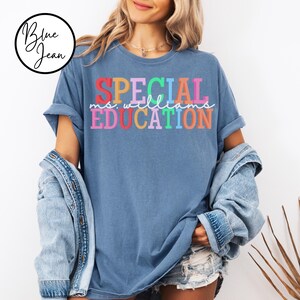Comfort Colors Special Education Teacher Shirts Special Education Teacher Gifts Sped Teacher Shirt Autism Teacher Shirt Sped Shirt Gift zdjęcie 5