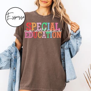 Comfort Colors Special Education Teacher Shirts Special Education Teacher Gifts Sped Teacher Shirt Autism Teacher Shirt Sped Shirt Gift zdjęcie 6
