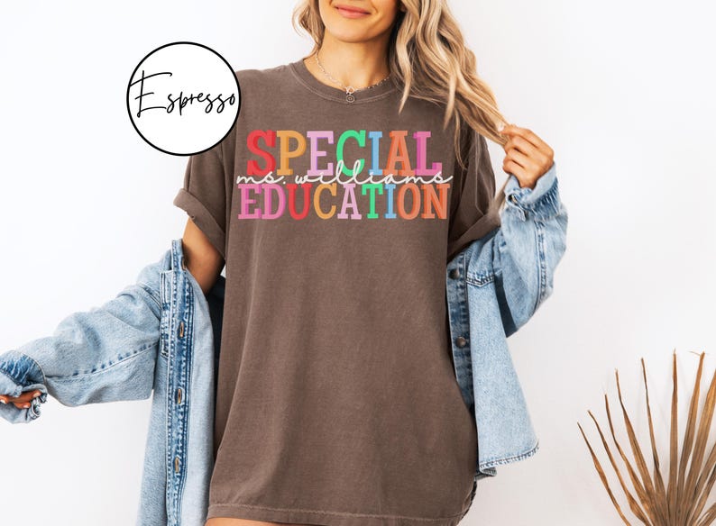 Comfort Colors Special Education Teacher Shirts Special Education Teacher Gifts Sped Teacher Shirt Autism Teacher Shirt Sped Shirt Gift zdjęcie 6