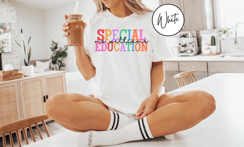 Comfort Colors Special Education Teacher Shirts Special Education Teacher Gifts Sped Teacher Shirt Autism Teacher Shirt Sped Shirt Gift zdjęcie 3