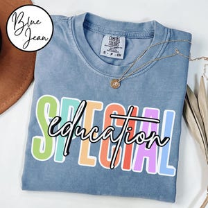 Comfort Colors Special Education Teacher Shirts Special Education Teacher Gifts Sped Teacher Shirt Autism Teacher Shirt Sped Shirt Gift