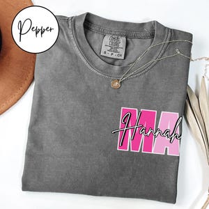 Comfort Colors® Personalized MA Nurse Shirt, Custom MA Nurse Shirt, Nurse Appreciation Gift, Medical Assistant Crewneck, Ma Nurse Sweater