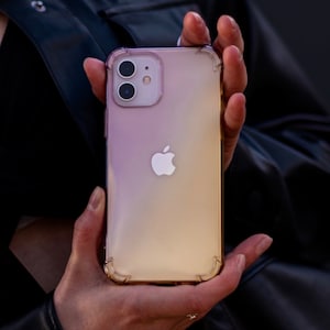 iPhone & Samsung Hülle 13 12 11 S21 Mini Pro Max Plus Ultra Schwarz Weiß Roségold Pink Blau Gold Klar Transparent Handyhülle Bild 8