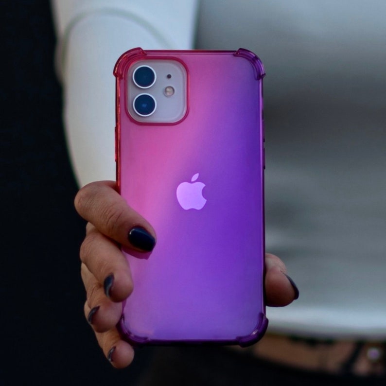 iPhone & Samsung Hülle 13 12 11 S21 Mini Pro Max Plus Ultra Schwarz Weiß Roségold Pink Blau Gold Klar Transparent Handyhülle Bild 9