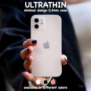 iPhone Hülle Slim Fit iPhone Hülle Ultradünn iPhone Hülle Minimal Design Kabelloses Laden Kameraschutz Für iPhone 16 15 14 13 12 11