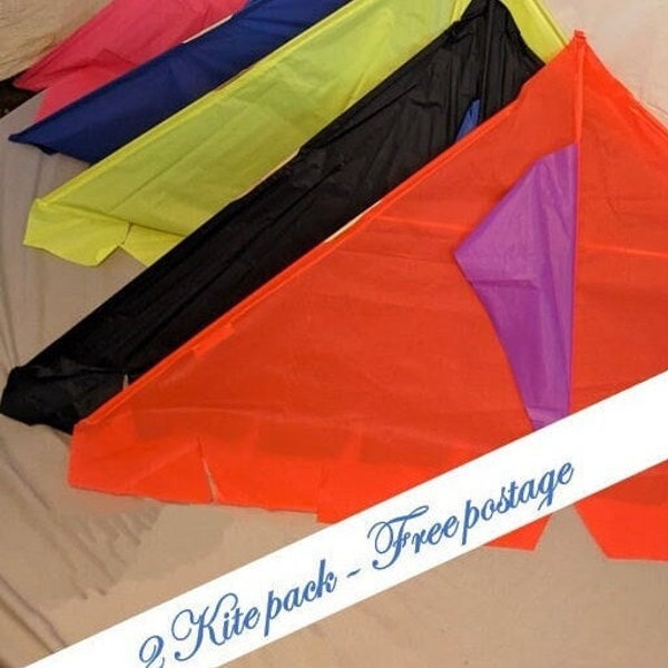 Morgan Kites  x2 Delta. Spread the postage and save. Gifts for two or just double the outdoor fun. Two kites are better than one.