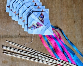 Customisable wedding themed indoor party Kites. Guaranteed to have all the guests dancing on air!