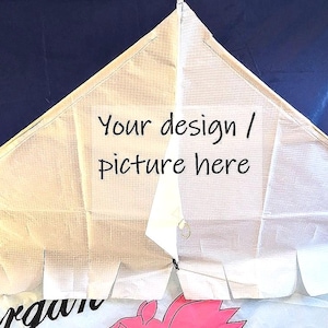 Custom Delta Drachen: Personalisiertes Foto/Logo, handgefertigt in UK