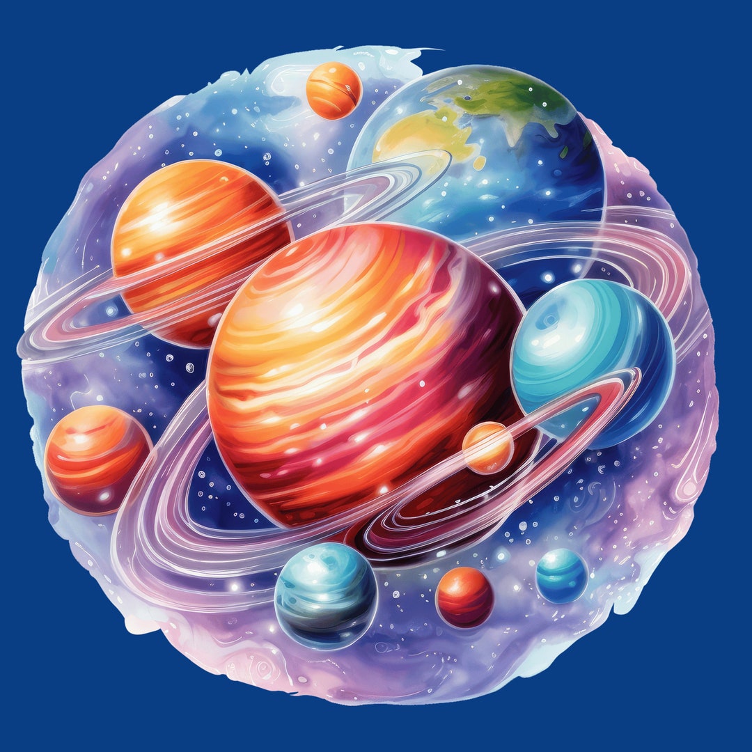 Space 55 Digital Art Prints AI Generated Printable Wall Art Handmade