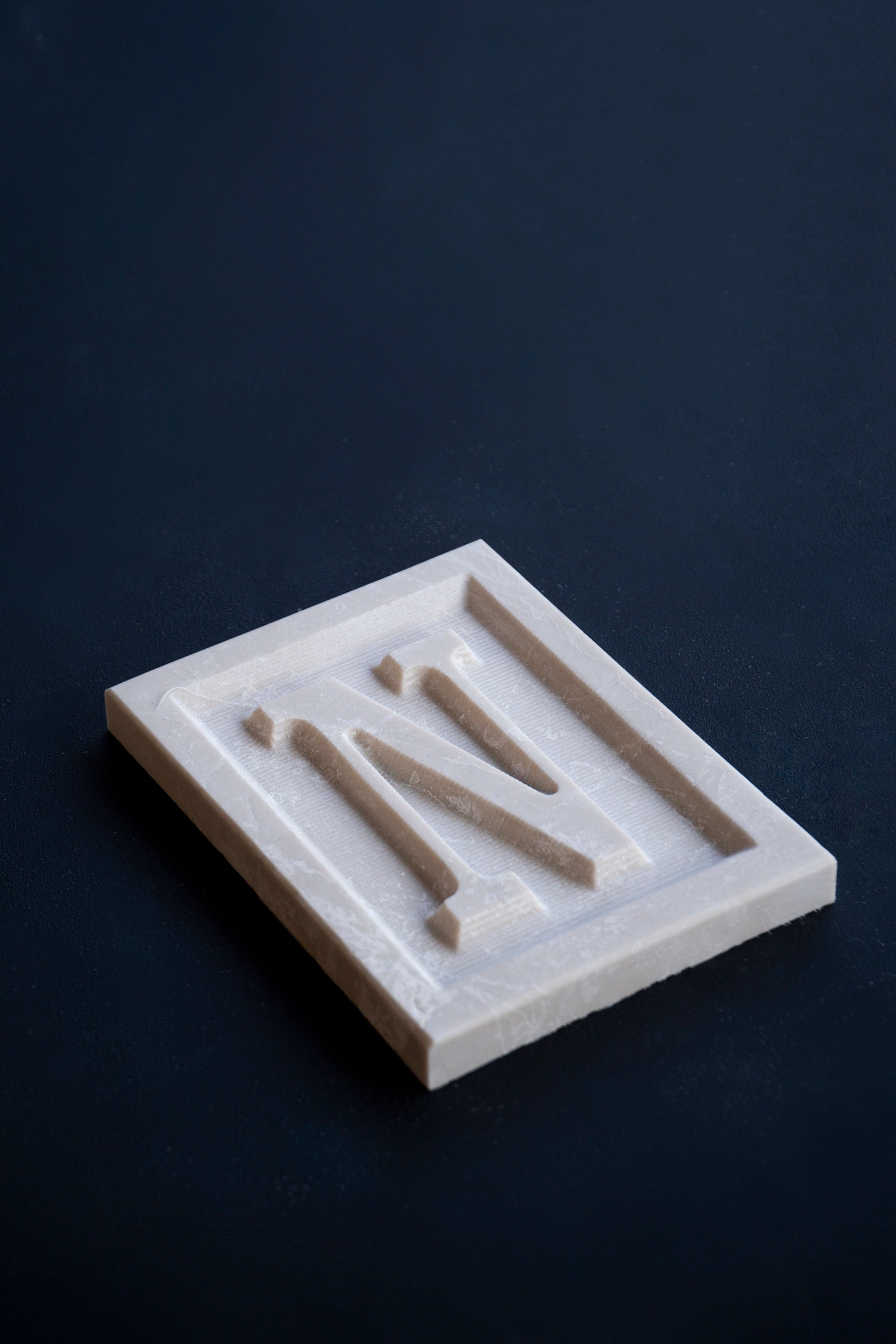 Personalized Marble Wall Hanging, Marble Letter Wall Sculpture ...