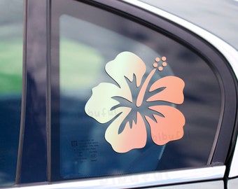 108pc Hawaii Wall Decal Set - Hibiscus Flowers & Butterflies Stickers For Car Or Room