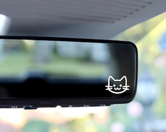 Cat Face Mini Decal