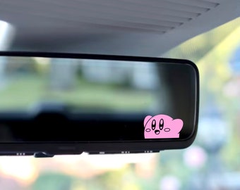 Kirby Peeker Anime Mini Decal