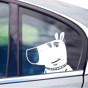 Chill Guy Meme Peeker Decal