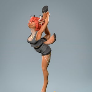 Dana the Doe Yoga Resin Print | Unpainted