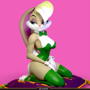 Hase Lola Resin Print | Unbemalt