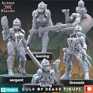 Cult of Death Pin up by Across the Realms