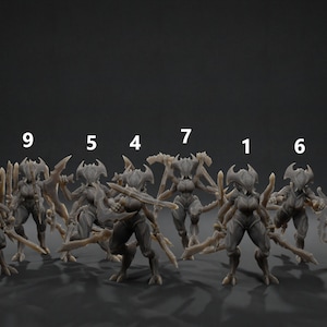 Schar Kriegerin von Mad&#39;s Minis - Gedruckte Resin Miniaturen