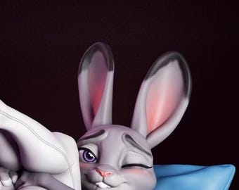 Relaxing Judy Resin Print | Unpainted