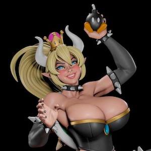 Bowsette l Resin Print | Unpainted