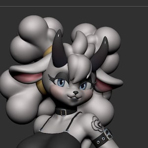 Sheep Lady Resin Print | Unpainted