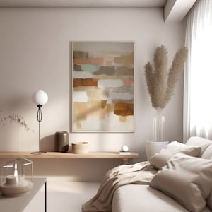 Watercolor Set Earth Tone Decor Wabi Sabi Painting Abstract Painting Watercolor Print Set Earth Tone Wall Art Bar Cart Art Japandi Print