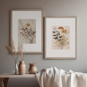 Greenery Blush Wall Art Line Drawing Prints Canvas Wall Art Abstract Line Art Blush Pink Abstract Artprints Plant Art Print for Bathroom