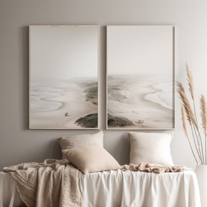 Boho Beach Decor Earth Tones Art Modern Gallery Wall Set Neutral Wall Art Home Decor Ocean Painting Earth Tone Wall Art Printables